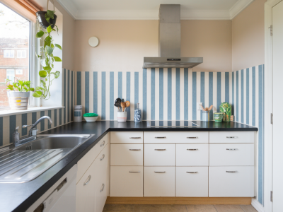 How to make a rented kitchen feel bespoke using peel-and-stick and a £40 budget