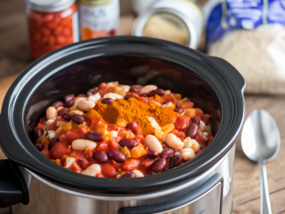 How to make a comforting one-pot meal using only pantry staples and a slow cooker