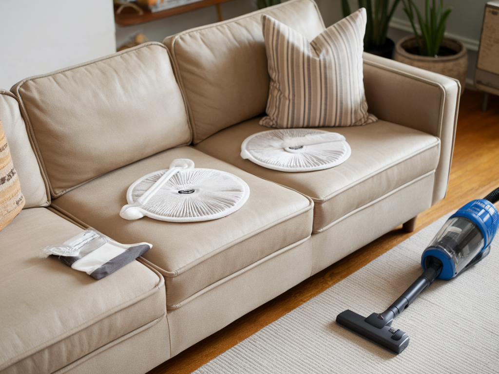 How to freshen a tired sofa without reupholstering: steam, covers, and spot-cleaning steps