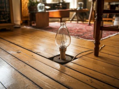 How to fix a squeaky floorboard quietly and without removing floorboards