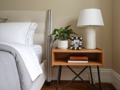 How to create a clutter-free bedside table that helps you sleep better