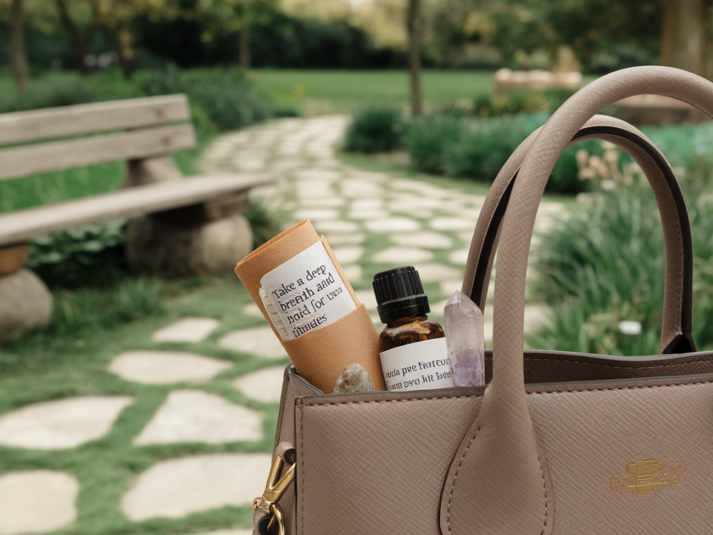 Build a two-minute breathing-break kit for your handbag that calms panic within minutes