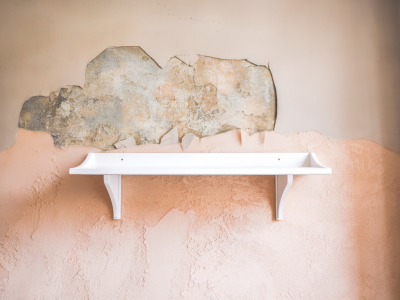 How to disguise a patchy plaster wall with a £30 Ikea hack and simple paint tricks